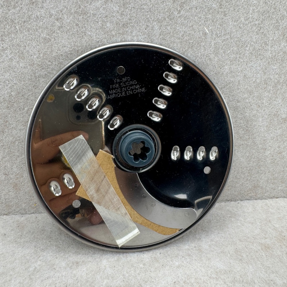 Cuisinart FP-8FD Fine Slicing Shredding Disc 8 Cup Silver Replacement Part